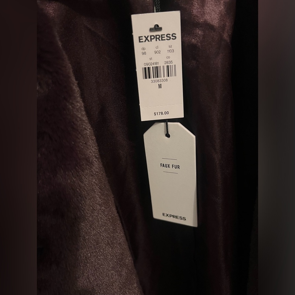 Faux Purple coat